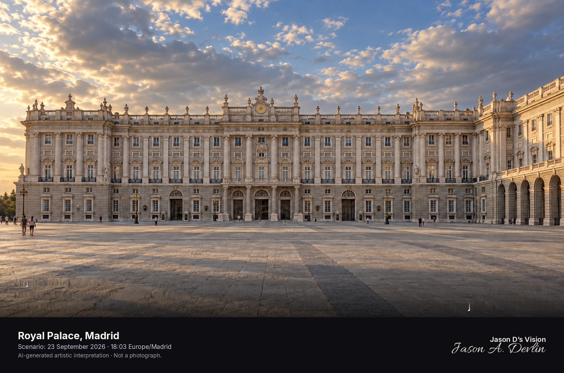 Royal Palace, Madrid — AI-generated artistic interpretation